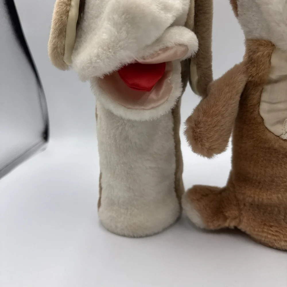 Vintage Fairway Friends Dog Puppet And Fox Puppet